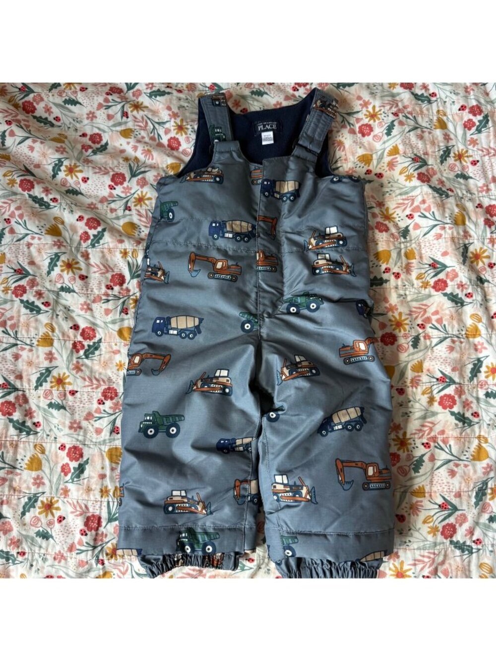 Children’s Place baby boy snow overalls pants 18-24 months